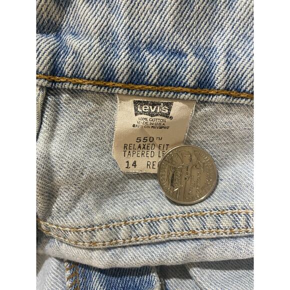 Vintage Woman’s Levi’s 550 Light Wash Denim Jeans Size 31/31 Made In USA - Picture 6 of 6